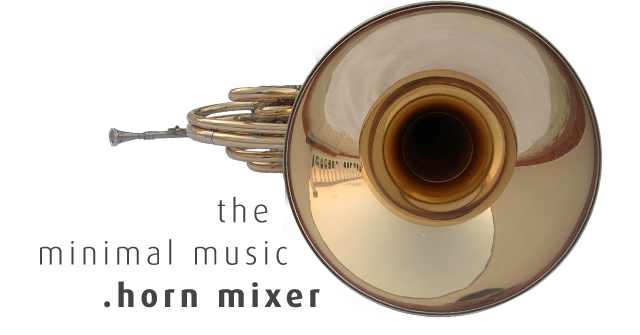 The minimal music french horn sound mixer